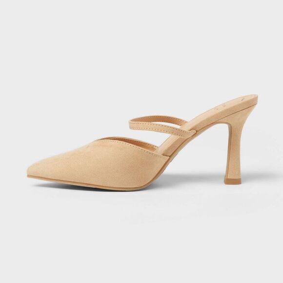 A New Day - Women’s Sonia Heels with Memory Foam Insole – A Ne Tan - Picture 2 of 4